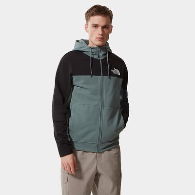 Men's The North Face Himalayan Full Zip Hoodie Green | US-10372