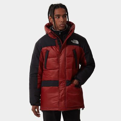 Men's The North Face Himalayan Insulated Parkas Dark Red Dark Red | US-20645