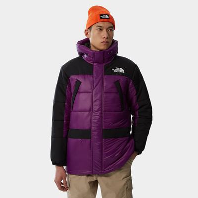 Men's The North Face Himalayan Insulated Jackets Purple | US-53124