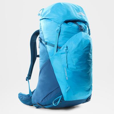 Men's The North Face Hydra 38 Litre Hiking Backpacks Blue | US-95283