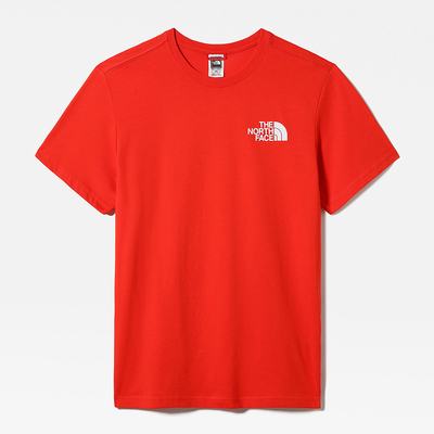 Men's The North Face INTERNATIONAL COLLECTION CLASSIC CLIMB T Shirts Red | US-29187