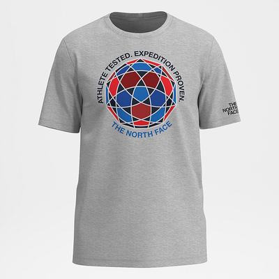 Men's The North Face INTERNATIONAL COLLECTION T Shirts Light Grey | US-76240