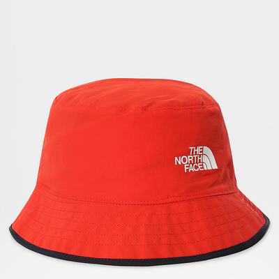 Men's The North Face INTERNATIONAL COLLECTION REVERSIBLE SPECTATOR BUCKET HAT Hats Navy / Red | US-7