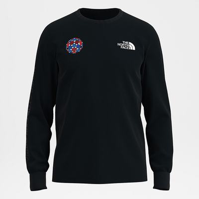 Men's The North Face International Collection Long-Sleeve T Shirts Black | US-17894