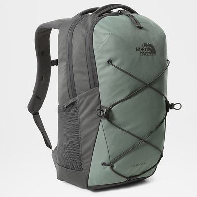 Men's The North Face Jester Backpacks Green Grey | US-87306