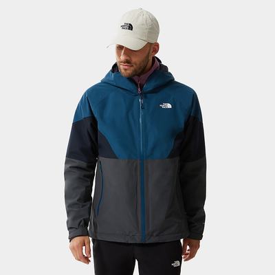 Men's The North Face LIGHTNING Lightweight Jackets Grey Blue Navy | US-80459