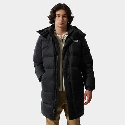 Men's The North Face Long Insulated DOWN Down Jackets Black | US-50734