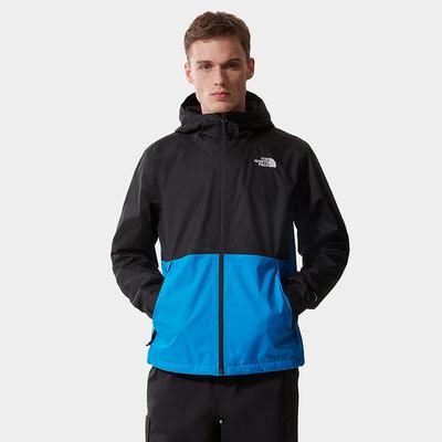 Men's The North Face MILLERTON Waterproof Jackets Black Blue | US-71839