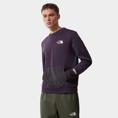 Men's The North Face MOUNTAIN ATHLETICS Sweaters Dark Purple | US-67803