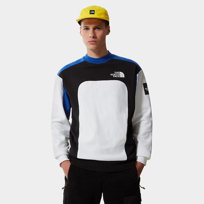 Men's The North Face MTN ARCHIVES CUT & SEW Sweaters White | US-79406