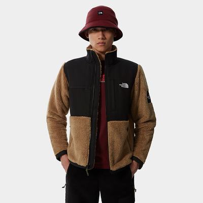 Men's The North Face MTN ARCHIVES DENALI SHERPA Fleeces Brown | US-34587