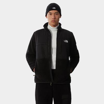 Men's The North Face MTN ARCHIVES DENALI SHERPA Sweatshirt Black | US-94751