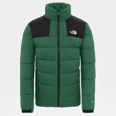 Men's The North Face Massif Down Jackets Green / Black | US-17835