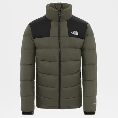 Men's The North Face Massif Down Jackets Green Black | US-76541