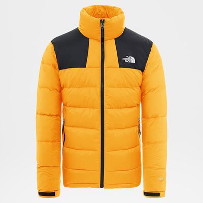 Men's The North Face Massif Down Jackets Gold Black | US-84127