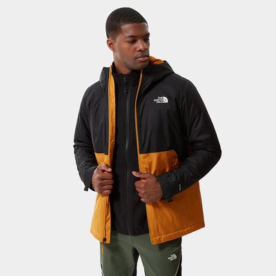 Men's The North Face Millerton Insulated Waterproof Jackets Yellow Black | US-31257