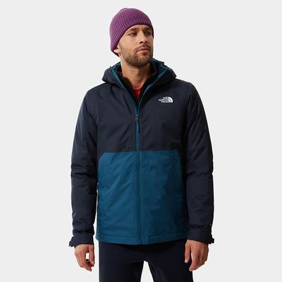 Men's The North Face Millerton Insulated Jackets Blue Black | US-45381