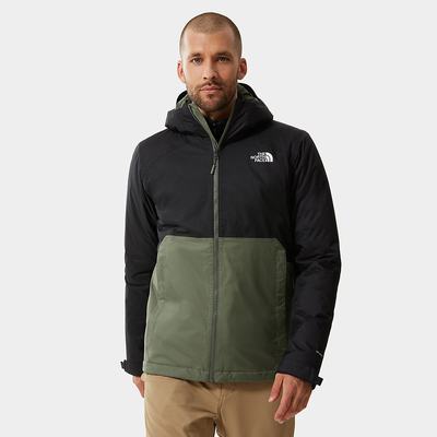 Men's The North Face Millerton Insulated Waterproof Jackets Black | US-69834