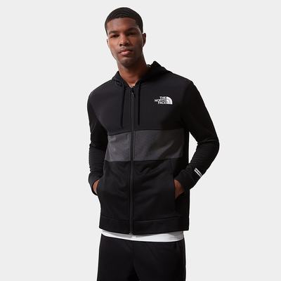 Men's The North Face Mountain Athletics Overlay Fleece Sweatshirt Black | US-35497