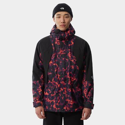 Men's The North Face Mountain Light Insulated Waterproof Jackets Black Camo | US-63281