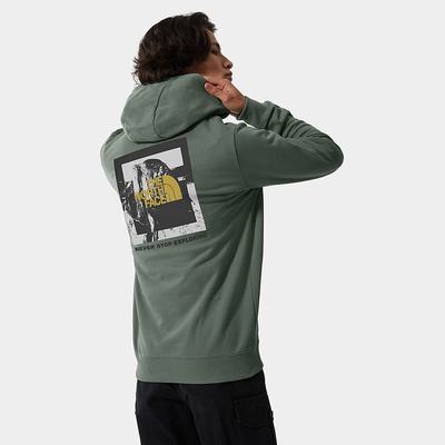 Men's The North Face New Climb Fleece Sweatshirt Green | US-71036