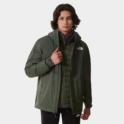 Men's The North Face New DryVent™ Down Triclimate 3-in-1 Jackets Olive Green | US-01265