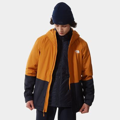 Men's The North Face New Synthetic Triclimate Jackets Yellow Navy | US-51934