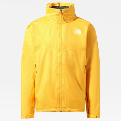 Men's The North Face New Tetsu Waterproof Jackets Gold | US-15806