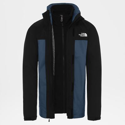 Men's The North Face Original Triclimate Waterproof Jackets Blue Turquoise Black | US-96578