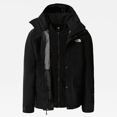 Men's The North Face PINECROFT TRICLIMATE 3-in-1 Jackets Black | US-23716