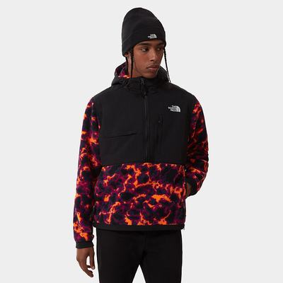 Men's The North Face Printed Denali 2 Fleeces Black Camo | US-13052