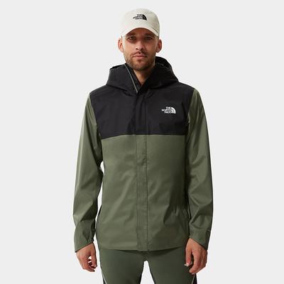 Men's The North Face Quest Zip-In Waterproof Jackets Black | US-15280