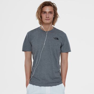 Men's The North Face Redbox T Shirts Grey | US-80251