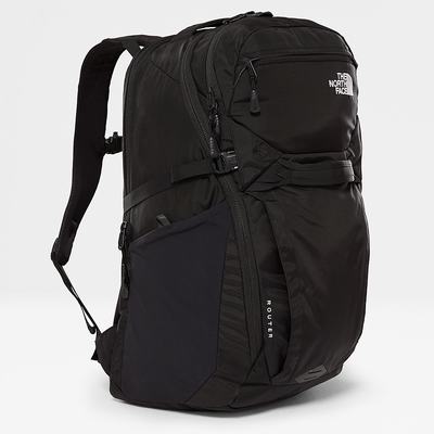 Men's The North Face Router Backpacks Black | US-01485