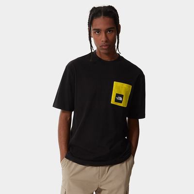 Men's The North Face SEARCH & RESCUE POCKET T Shirts Black | US-23105