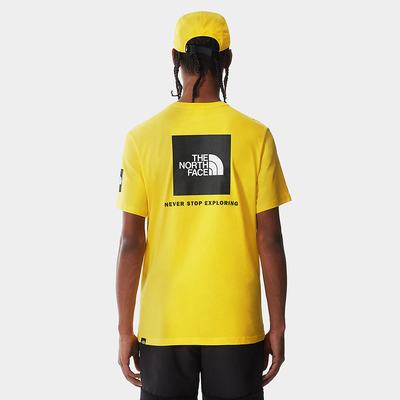 Men's The North Face SEARCH & RESCUE T Shirts Light Yellow | US-93610