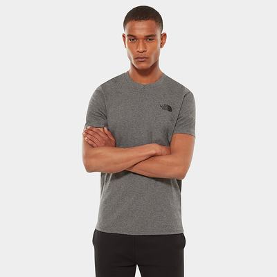 Men's The North Face SIMPLE DOME T Shirts Grey | US-37209