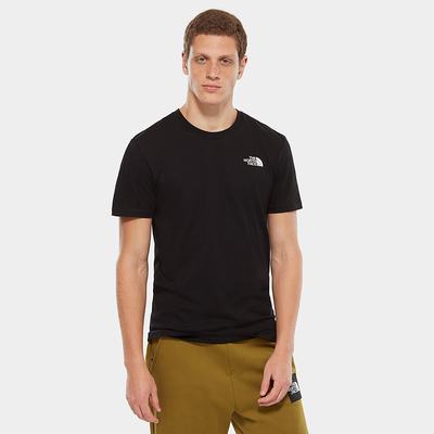 Men's The North Face SIMPLE DOME T Shirts Black | US-69342