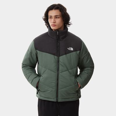 Men's The North Face Saikuru Jackets Green Black | US-15392