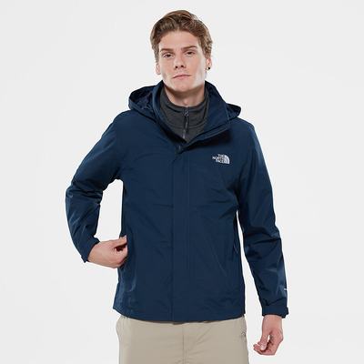 Men's The North Face Sangro Waterproof Jackets Navy | US-52437