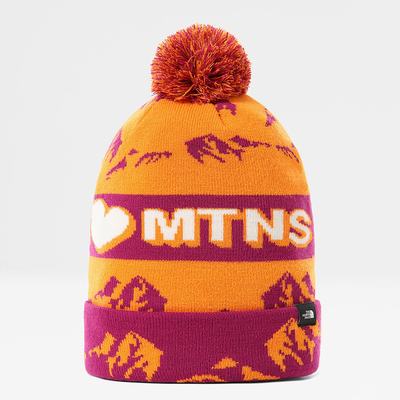 Men's The North Face Ski Tuke Beanies Orange | US-36107