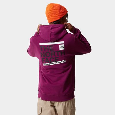 Men's The North Face Slice Hoodie Purple | US-97352