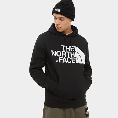 Men's The North Face Standard Hoodie Black | US-20364