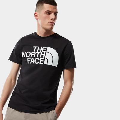 Men's The North Face Standard T Shirts Black | US-38169