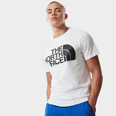 Men's The North Face Standard T Shirts White | US-69031