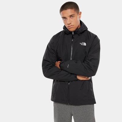 Men's The North Face Stratos Hooded Waterproof Jackets Black | US-08765