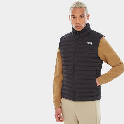 Men's The North Face Stretch DOWN Jackets Black | US-53721