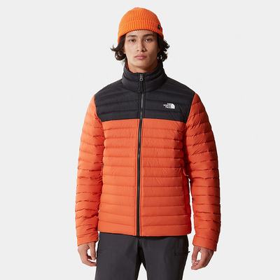 Men's The North Face Stretch Down Jackets Black | US-35604