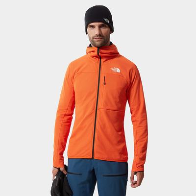 Men's The North Face Summit L2 FUTUREFLEECE™ Sweatshirt Red Orange | US-03168