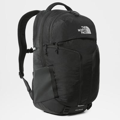 Men's The North Face Surge Backpacks Black | US-91735